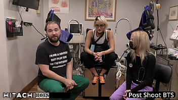 Sophomore gets mandatory hitachi orgasm from doctor tampa channy crossfire