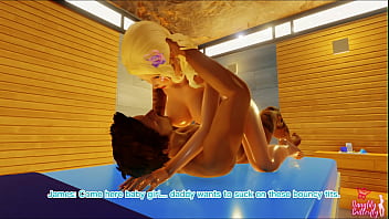 Businessmen fucking horny slutty masseuses after work