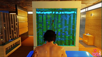 Businessmen fucking horny slutty masseuses after work