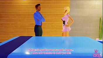 Businessmen fucking horny slutty masseuses after work