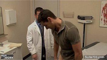 Lusty Doctor Gets Nailed By His Gay Patient At Work thumbnail
