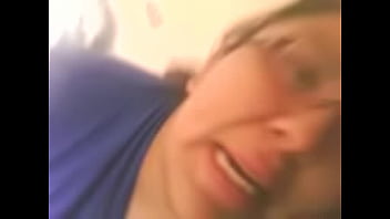 On her knees take it deep