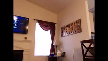 Brown haired girl rides dildo