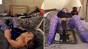 Mature star trek cosplay fun with a fuck machine