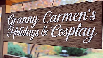 Mature star trek cosplay fun with a fuck machine