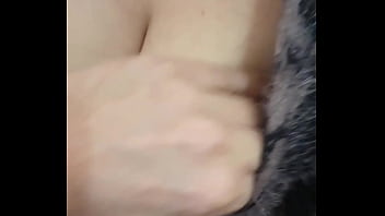 Fans quick cum on karla's tits