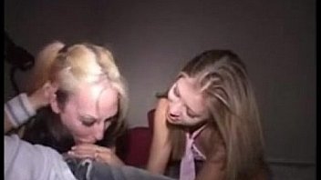 Two s cock gobbling & swapping spit