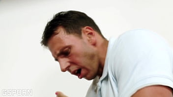 Big ass and big boobs brunette milf fucked at doggy style with cum on big butt