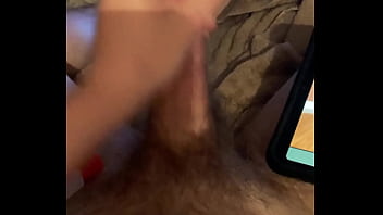 Hung guy masterbates