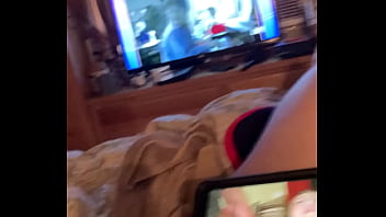 Hung guy masterbates