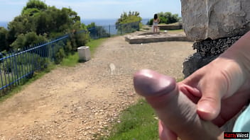 Public cock flashing girl got scared when she seen my cock but curiosity got the better of it