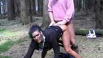 Amateur fucking in forest