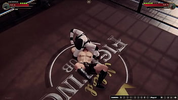 Luna vs jerle nf3d mixed mma battle maledom