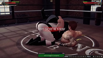 Luna vs jerle nf3d mixed mma battle maledom