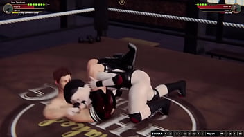 Luna vs jerle nf3d mixed mma battle maledom