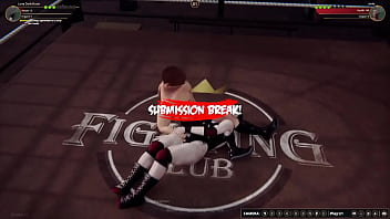 Luna vs jerle nf3d mixed mma battle maledom