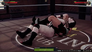 Luna vs jerle nf3d mixed mma battle maledom