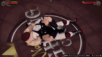 Luna vs jerle nf3d mixed mma battle maledom