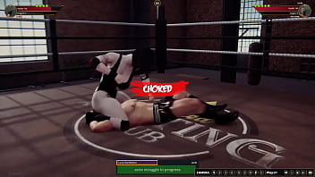 Luna vs jerle nf3d mixed mma battle maledom