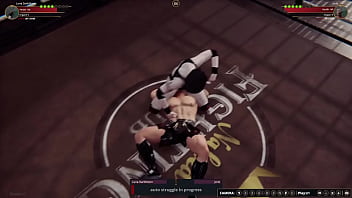 Luna vs jerle nf3d mixed mma battle maledom