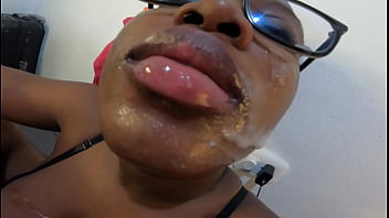 Dick sucking sexy wet lips kisses beautiful facial cumload got on big boobs ebony slut nerd jhodez1