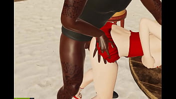 Sissy Damla Kendi Mekanında Esmer Delikanlıya Arkadan Veriyor thumbnail