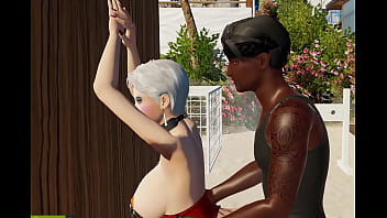 Sissy damla kendi mekanında esmer delikanlıya arkadan veriyor