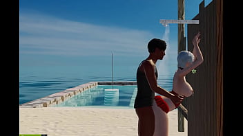 Sissy damla kendi mekanında esmer delikanlıya arkadan veriyor