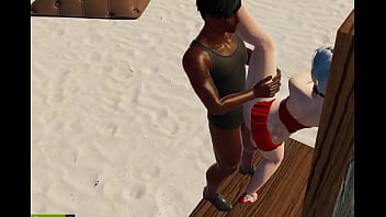 Sissy damla kendi mekanında esmer delikanlıya arkadan veriyor