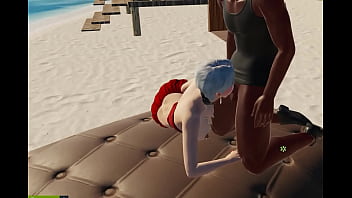 Sissy Damla Kendi Mekanında Esmer Delikanlıya Arkadan Veriyor thumbnail