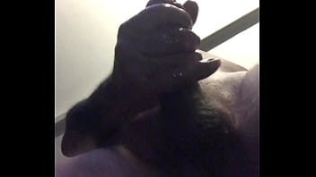 Grampa lubed little cock