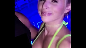 Blonde raver slut sucks and fucks you on rooftop