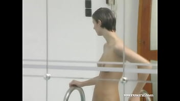 After working out barbarella and sydnee work on one another