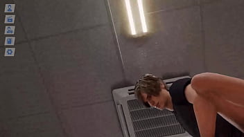 Leon's huge penis surprised 2b hentai game 3d animation