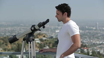 Fortunate fellow ryan releases on teal conrad's lovely breasts & private