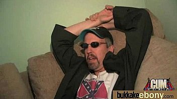 Cum loving teen enjoys huge bukkake 25