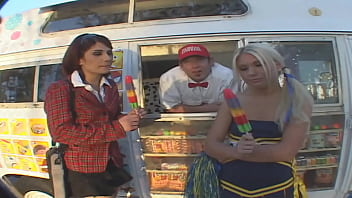 Black haired beauty enjoys a pussy pounding