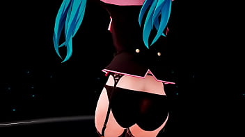 Miku undressing lingerie mirrrrrors