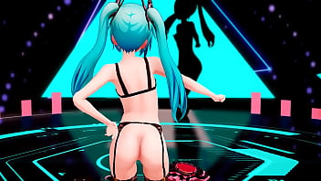 Miku undressing lingerie mirrrrrors