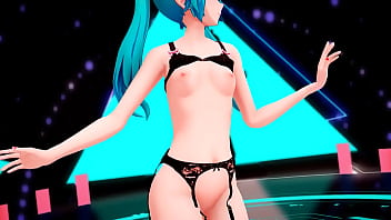 Miku undressing lingerie mirrrrrors
