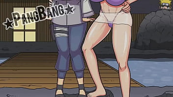 Hinata's training to boost her attributes