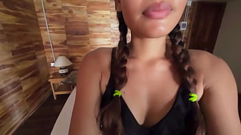 Beautiful petite fucked in the cabin by a black cock on valentine's day