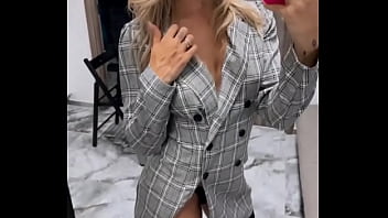 Stamattina ho realizzato un vostro video personalizzato chi indovina che ho fatto #sexy #blonde #secretary # cu