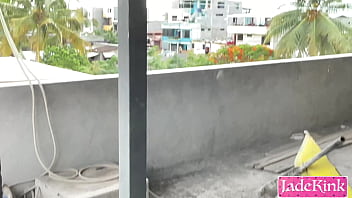 We couldn't hold back so had a quick sex on a construction site