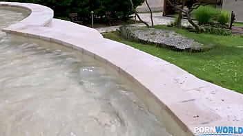 Sofia lee bounces on her man's big bratwurst gp1562