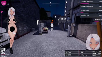 品出ししているバイトのお姉さんに近づいて、 聖水ぶっかけ！