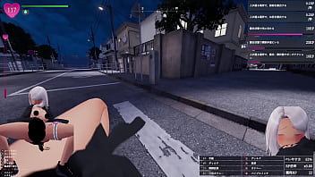 品出ししているバイトのお姉さんに近づいて、 聖水ぶっかけ！