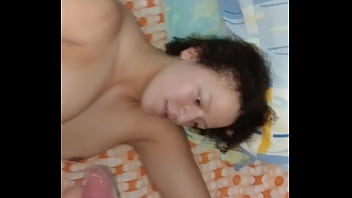 Blowjob creampie finish