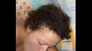 Blowjob creampie finish