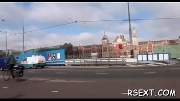 Hawt babe drilled balls deep